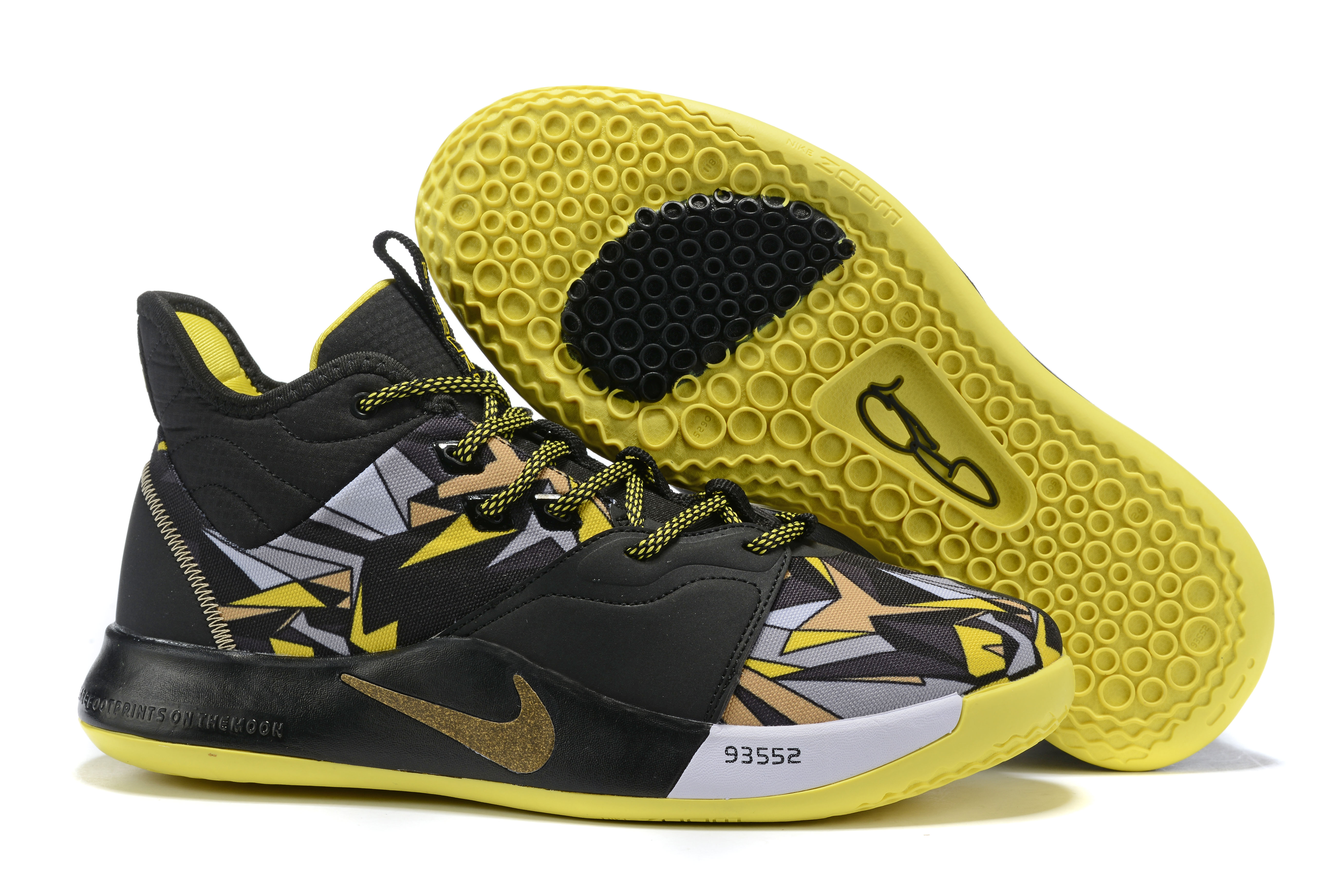 Nike PG 3 Mamba Mentality Black Yellow Shoes